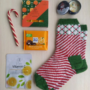 Новогодний подарок девушке Ручная работа готовый подарочный набор маме. Фото №6