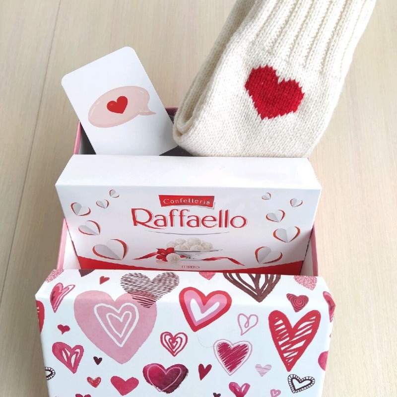 RussianSocks Подарочный набор вязаные носки ручной работы + конфеты