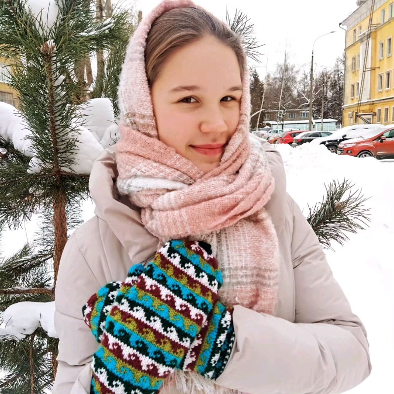 Варежки мужские вязанные купить в Москве | Теплые зимние варежки из шерсти в Ангорочке