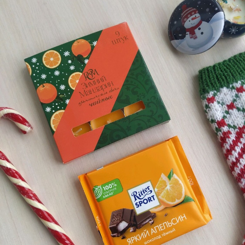 Новогодний подарок девушке Ручная работа готовый подарочный набор маме